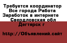 Требуется координатор - Все города Работа » Заработок в интернете   . Свердловская обл.,Дегтярск г.